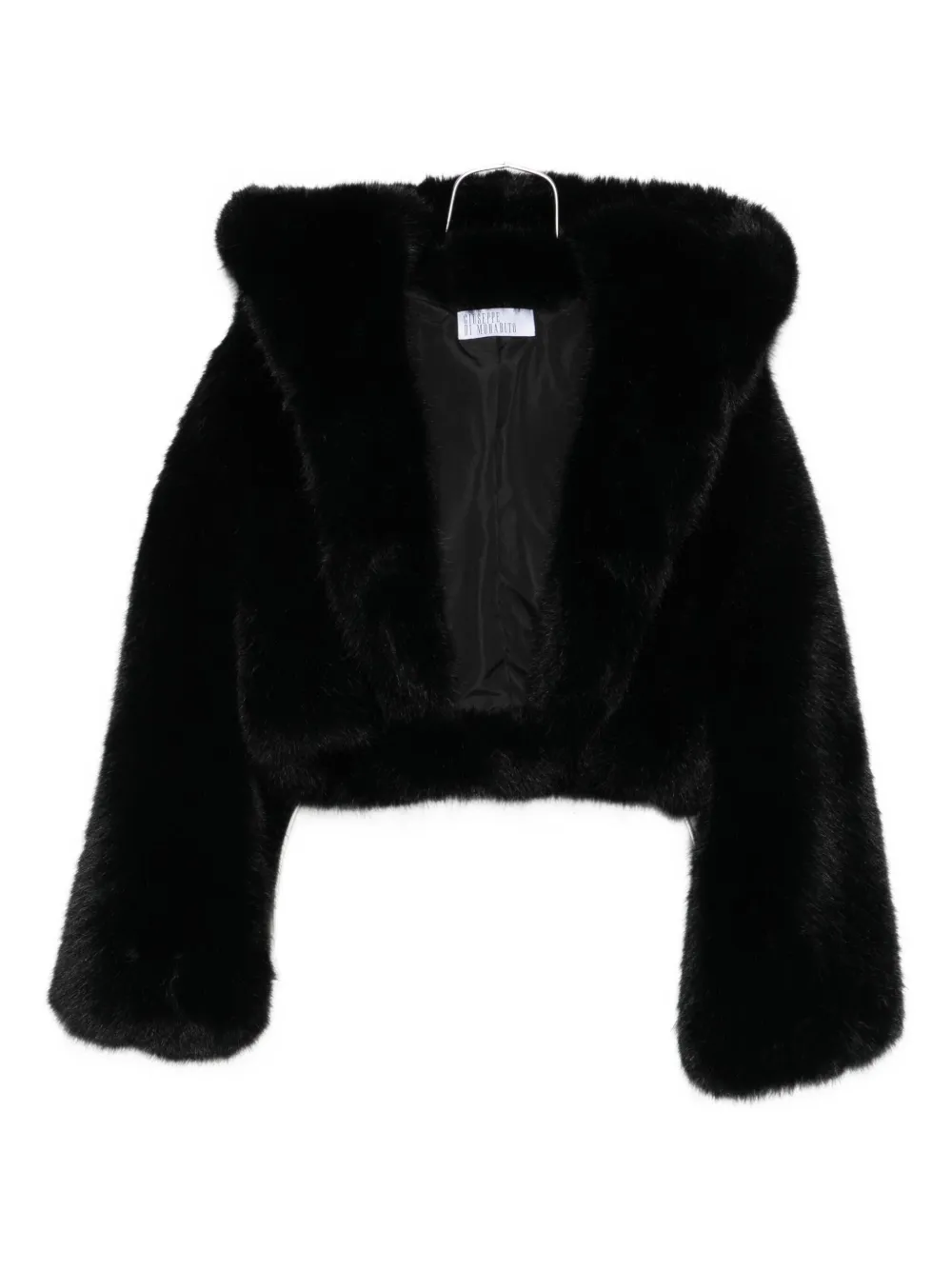 

Куртка из искусственного меха с капюшоном Giuseppe Di Morabito, черный