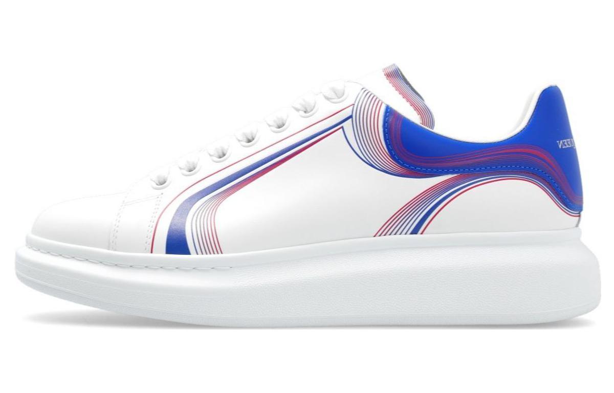 

Alexander McQueen Кроссовки Oversized White Galactic Blue