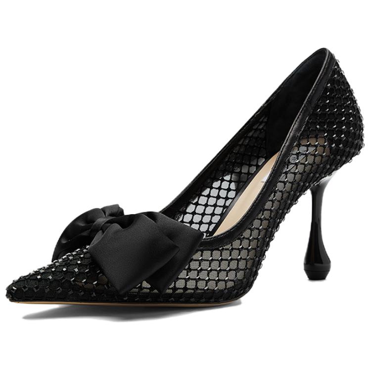NINE WEST Нестандартные туфли на высоком каблуке 9 см женские абрикос, цвет Apricot — фото 4