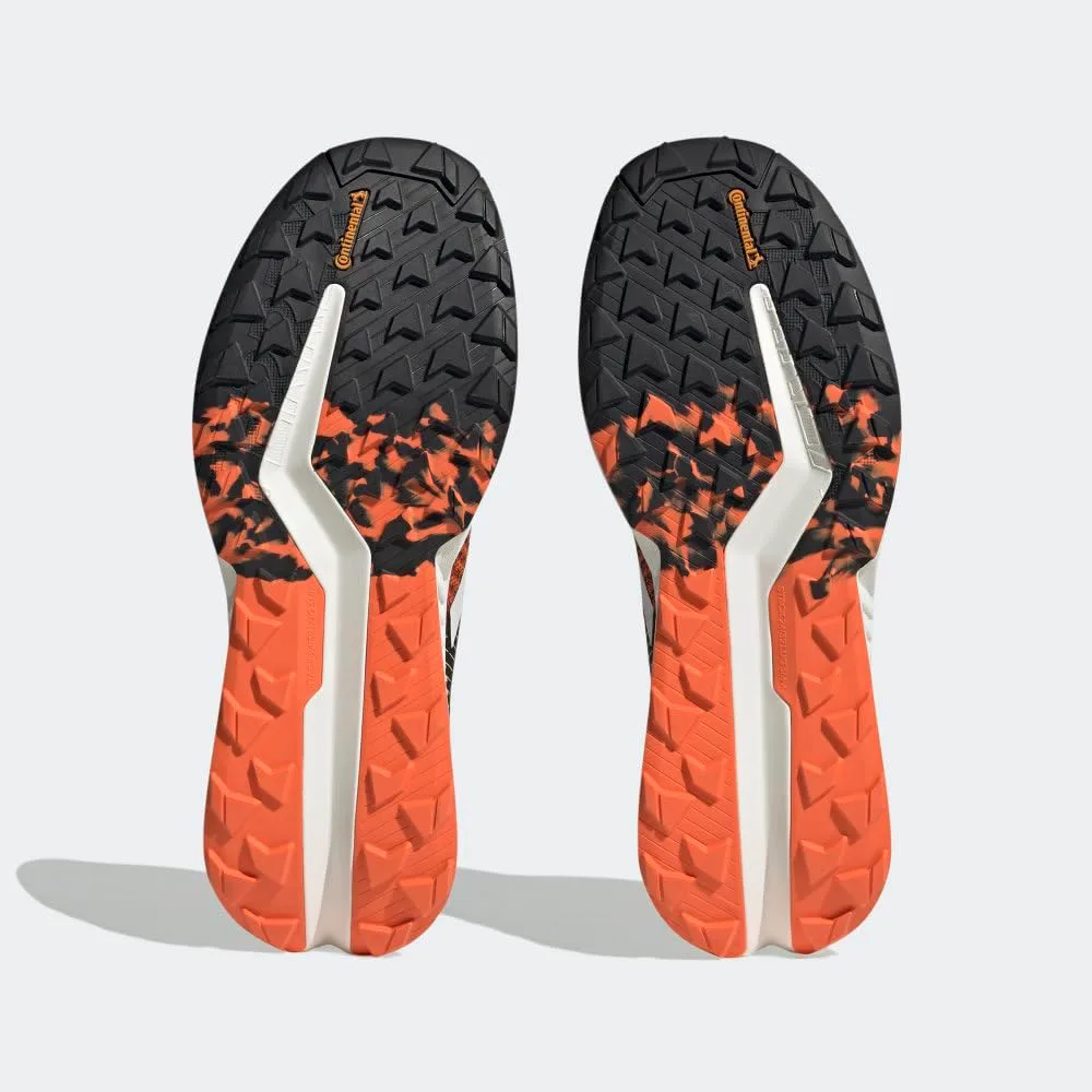Мужские кроссовки для трейлраннинга Adidas Terrex Soulstride Flow, черный/белый/оранжевый — фото 2