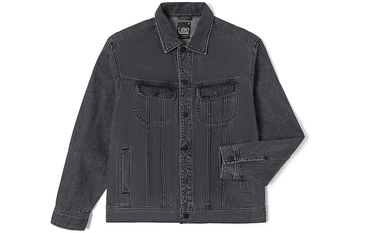 

Lee Джинсовая куртка SS23 весна-осень мужская темно-серая
