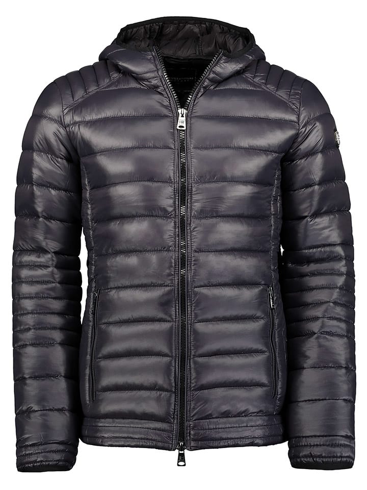 

Geographical Norway Стеганая куртка «Abou» антрацитового цвета