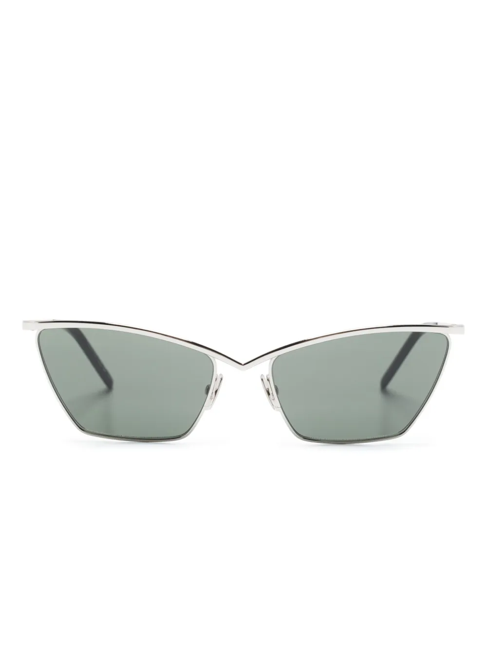 

Солнцезащитные очки SL637 в оправе 'кошачий глаз' Saint Laurent Eyewear, серебряный