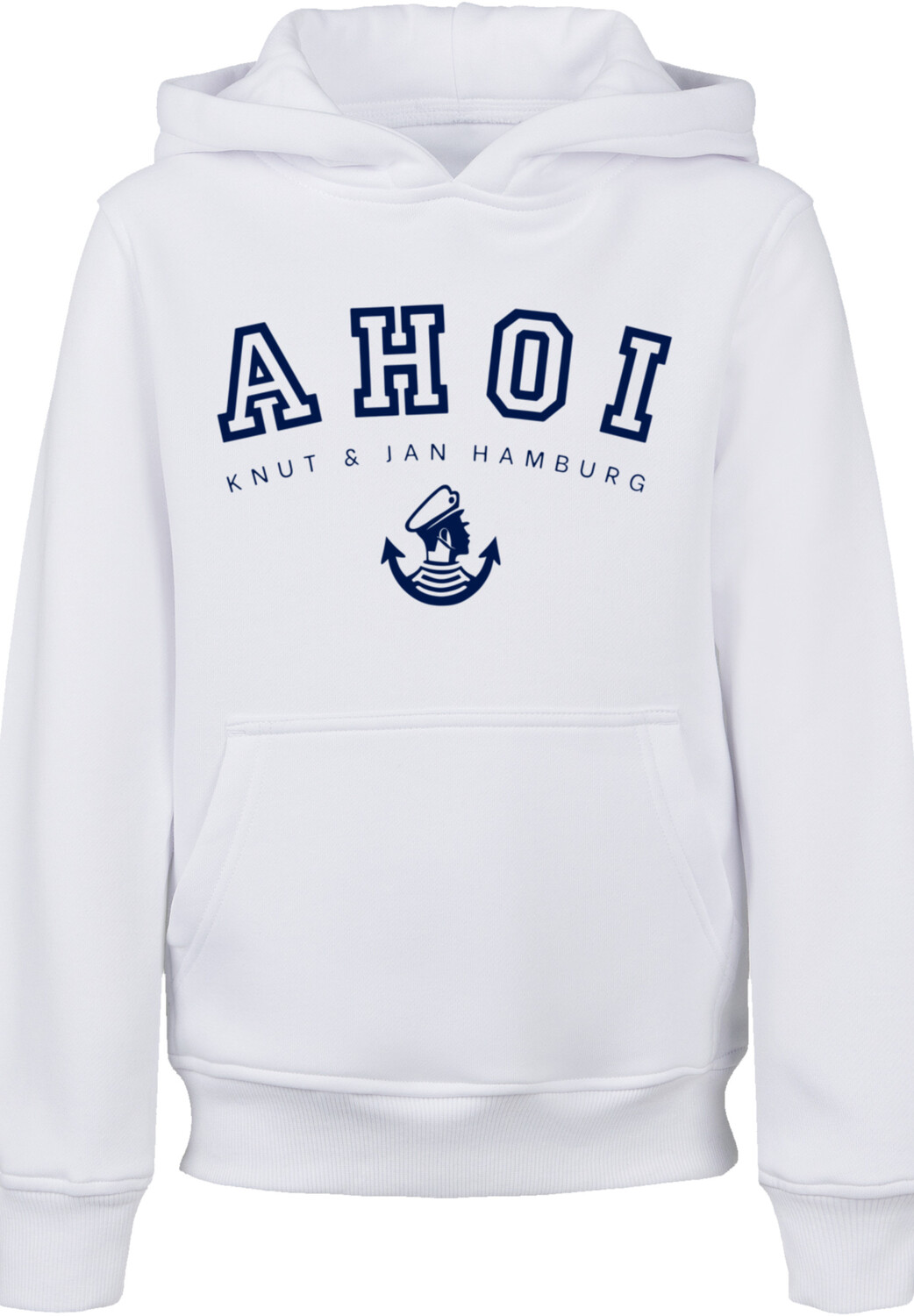 

Пуловер F4NT4STIC Hoodie Ahoi Knut & Jan Hamburg, белый