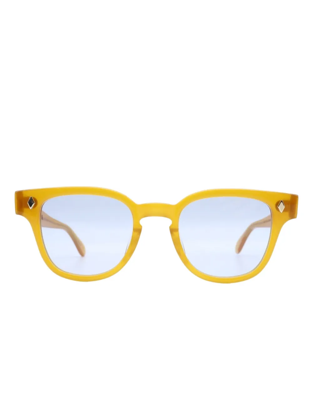 

Солнцезащитные очки Bryan в круглой оправе JULIUS TART OPTICAL, желтый