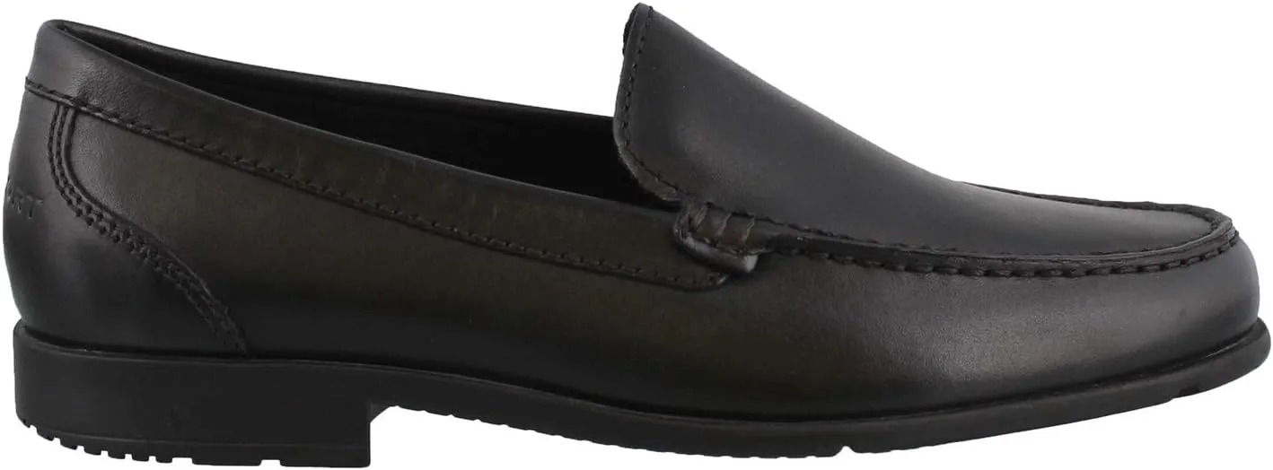 Мужские классические лоферы Rockport Classic Lite Venetian без шнурков, черный — фото 2