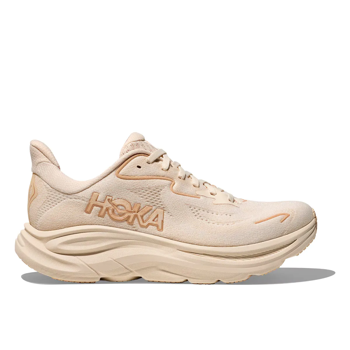 Hoka CLIFTON 10 женские повседневные кроссовки, бежевый