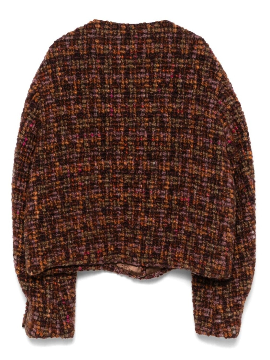 

ASPESI пиджак из ткани букле, коричневый