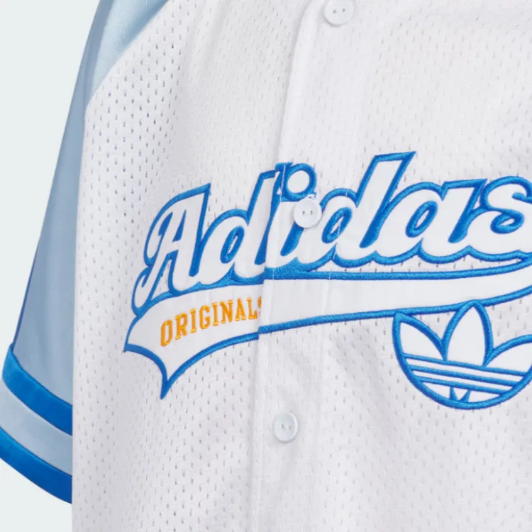 Adidas Originals Футболка Three Stripes SS25 SHIRT бело-розовая/синяя/голубая детская — фото 4