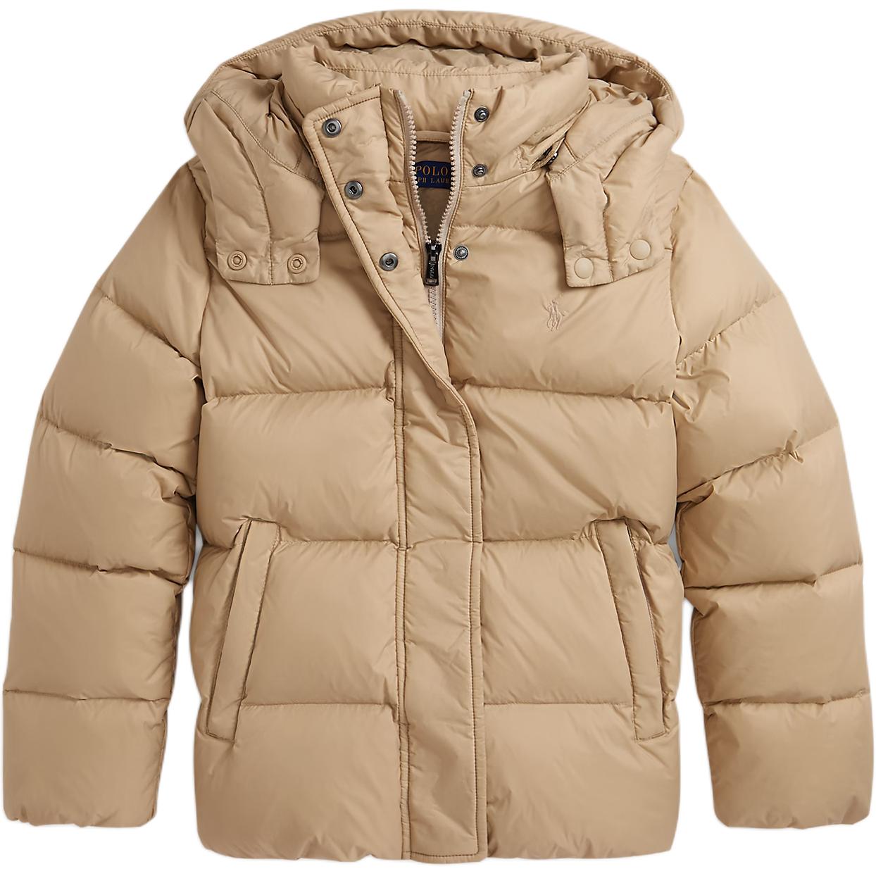 

Детская пуховая куртка FW25 Polo Ralph Lauren, хаки