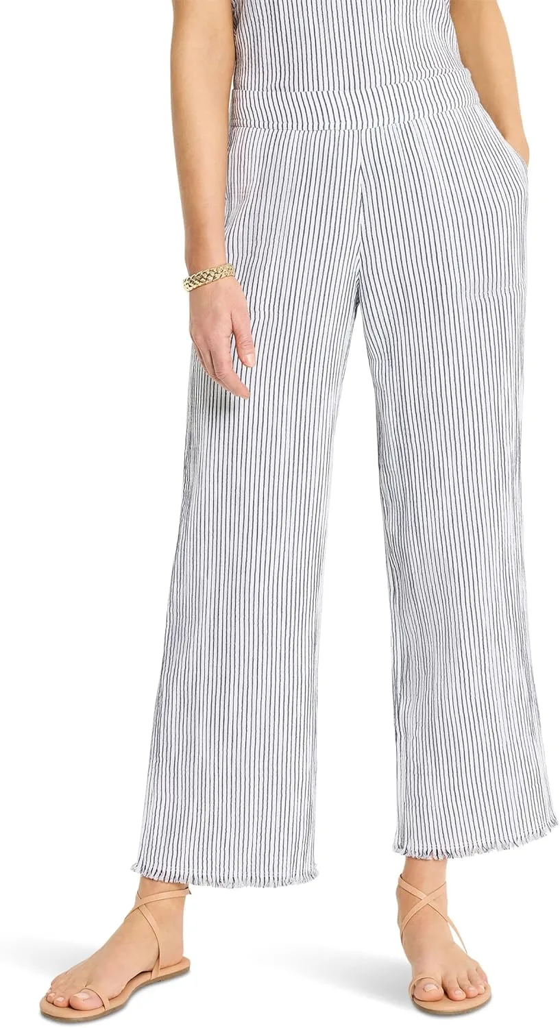 

NIC+ZOE женские брюки 28" Pinstripe Gauze Wide-Leg
