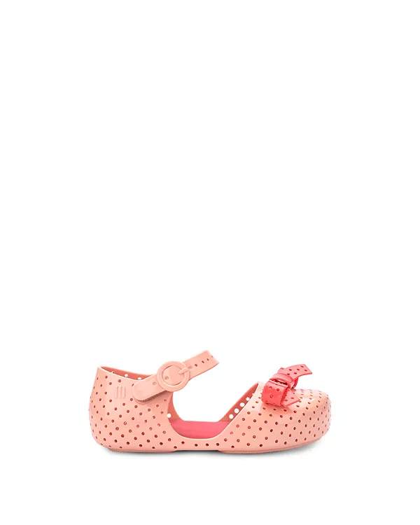 Детские балетки Furadinha Pop для девочек - для малышек и детей постарше. Mini Melissa, бежевый — фото 2