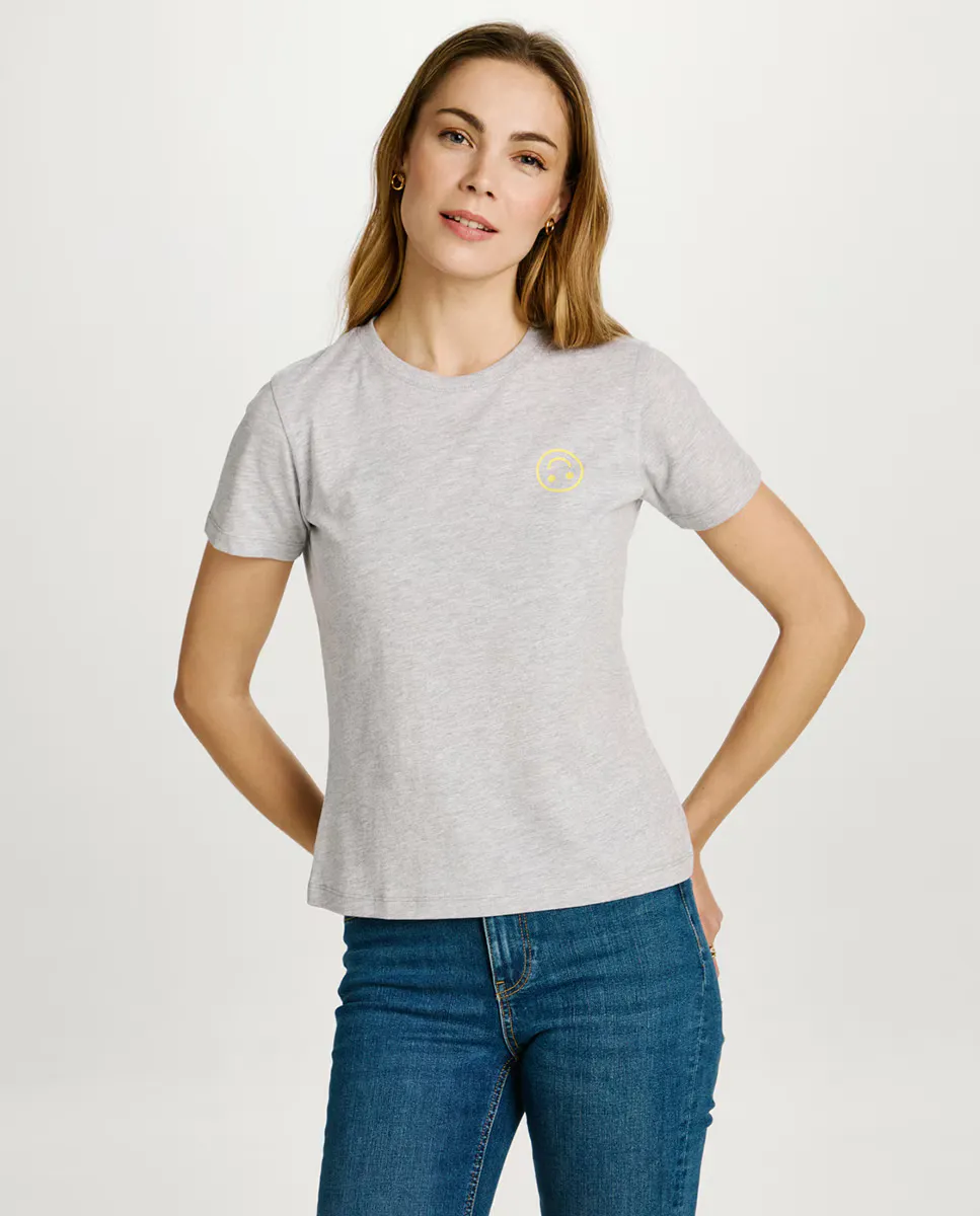 

Футболка женская с коротким рукавом Jack & Jones, светло-серый