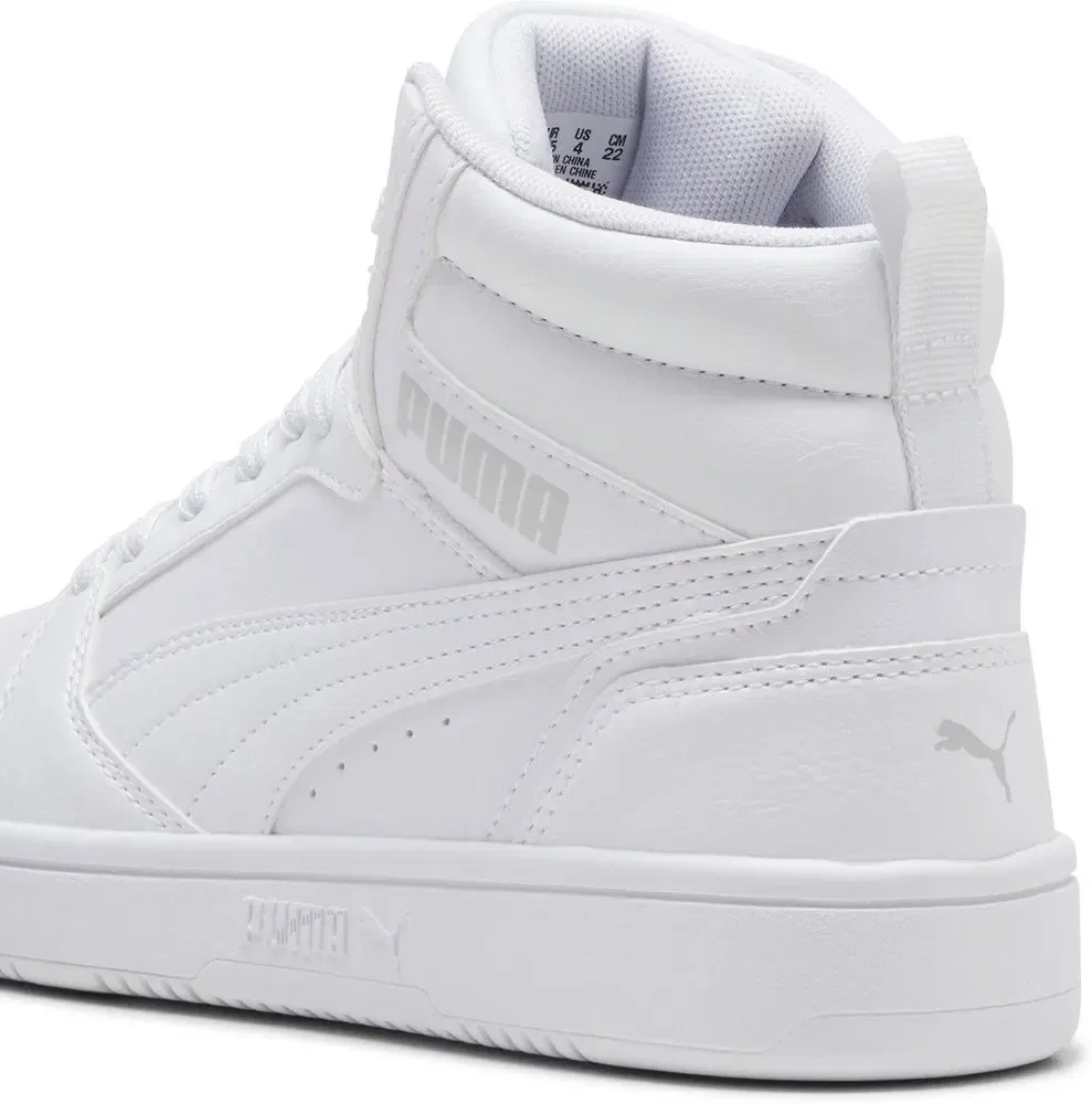 Кроссовки детские Rebound V6 Mid Jr Puma, белый — фото 2