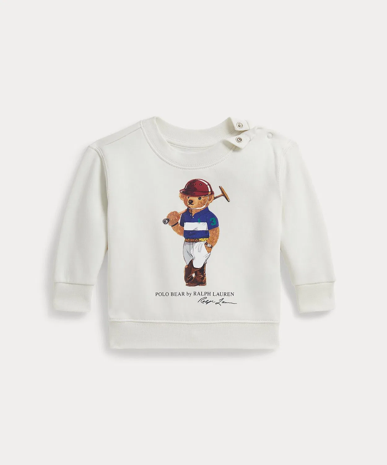 Флисовая толстовка Polo Bear Ralph Lauren белая