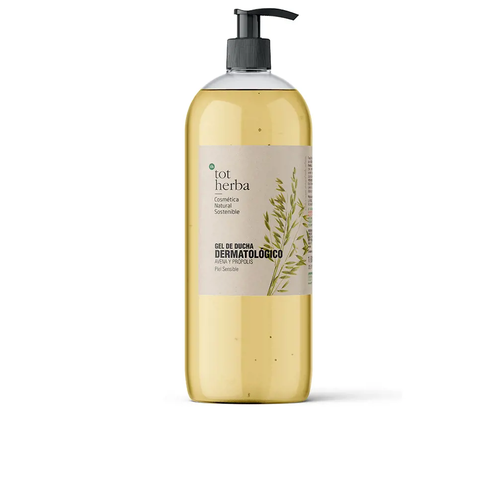 

Гель для душа Gel de ducha dermatológico avena y propolis Tot Herba, 1000 мл.