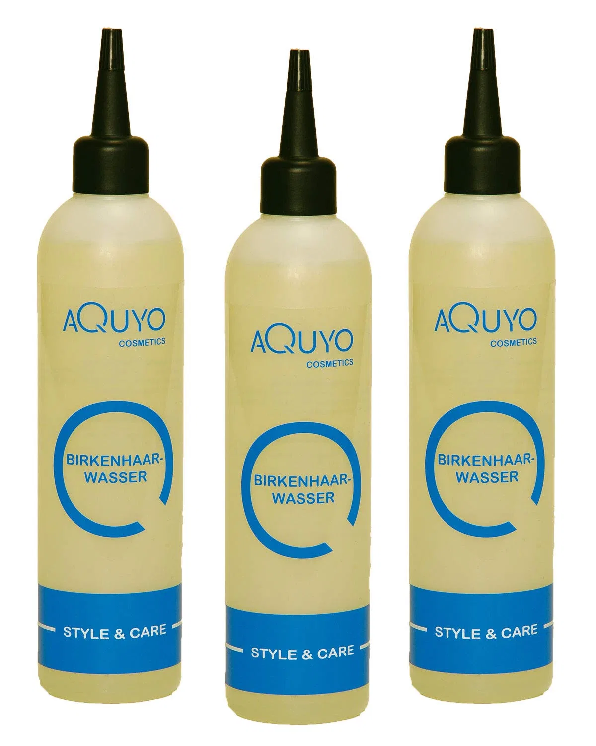 Березовая вода для волос для сухой кожи головы, 3 x 200 мл Aquyo Cosmetics