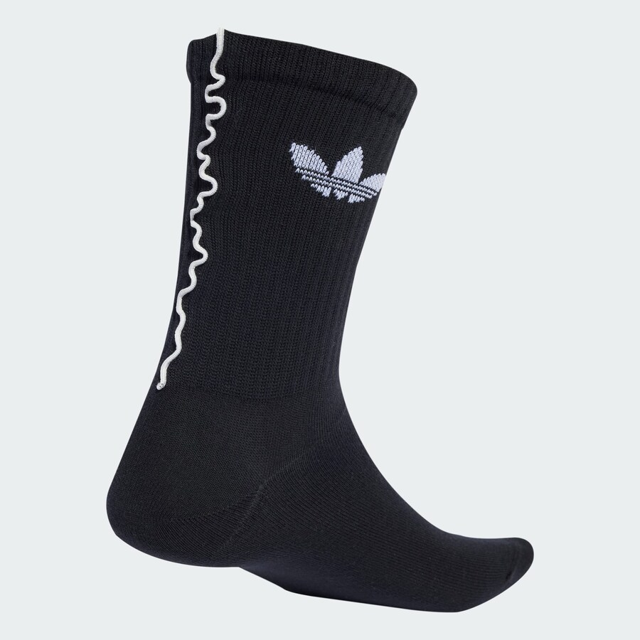 Носки ADIDAS ORIGINALS Ruffle Crew 2 Pairs, Navy/White — фото 2