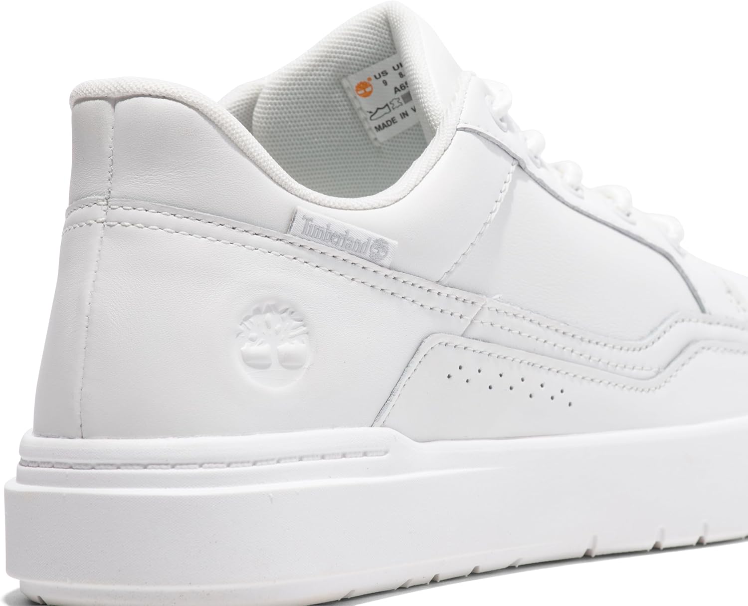 Timberland мужские кроссовки Allston Low на шнуровке, White Full-Grain — фото 2