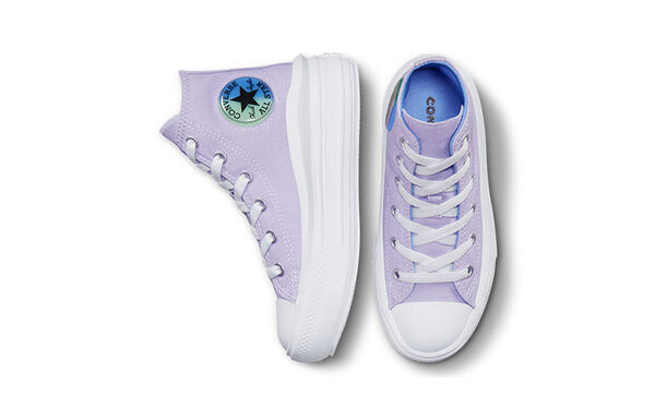 Кроссовки chuck taylor all star move platform high 'gel patch' Converse, фиолетовый — фото 4