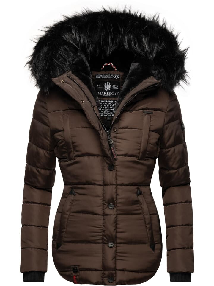 

Пуховик Marikoo, цвет dark choco