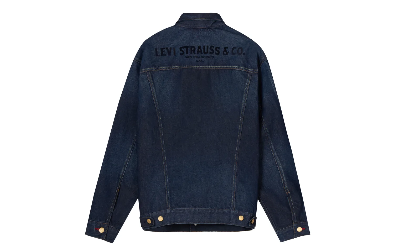 Levis Джинсовая куртка unisex navy moderate из коллекции Year Of The Horse Limited — фото 3