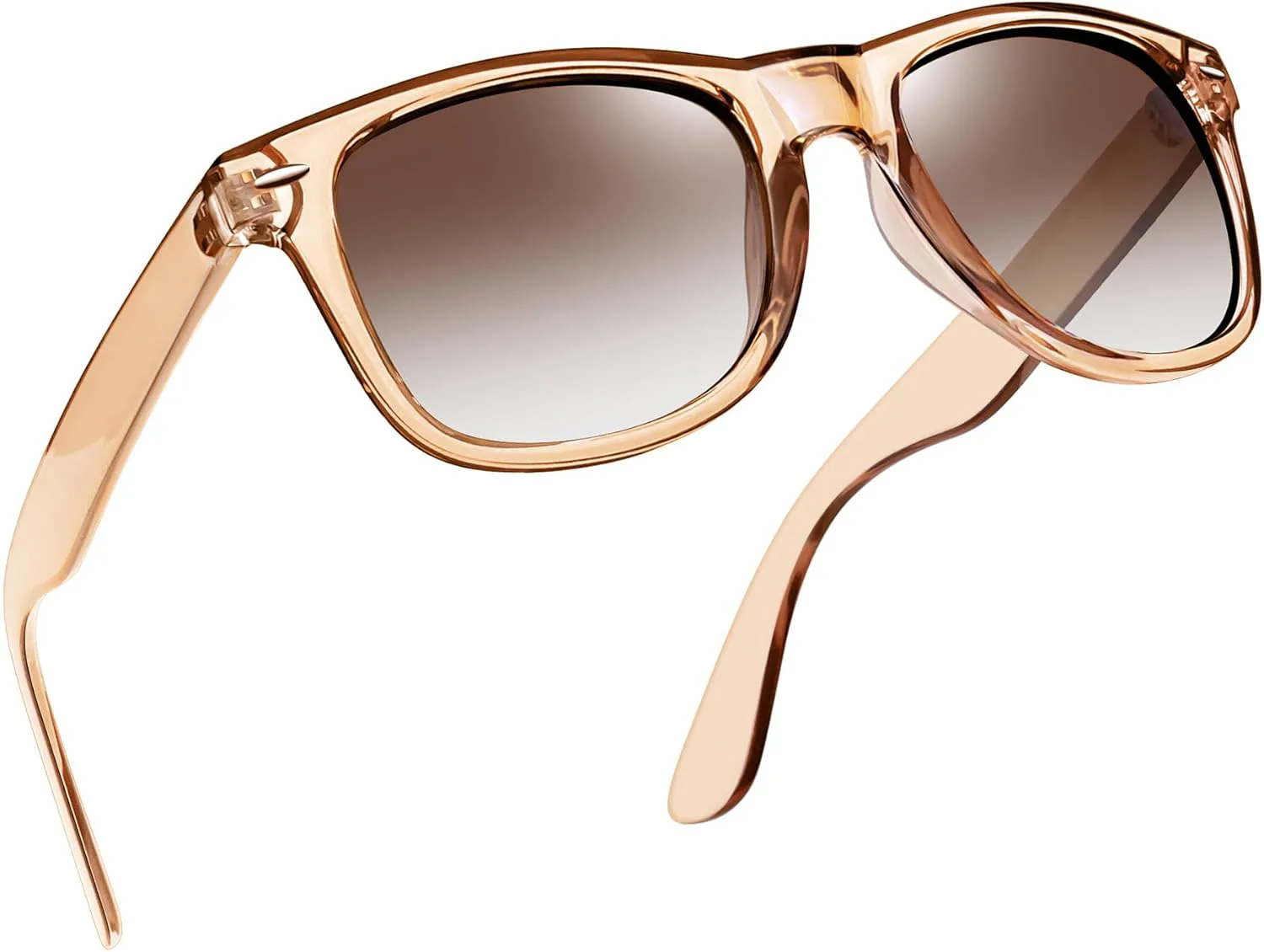 

Солнцезащитные очки Joopin Square с поляризацией и защитой от УФ-излучения. Модные дизайнерские солнцезащитные очки для мужчин и женщин, A19-clear Brown Gradual Brown