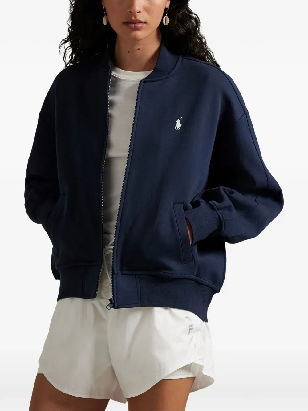 Толстовка с карманом на молнии Polo Ralph Lauren, синий — фото 3