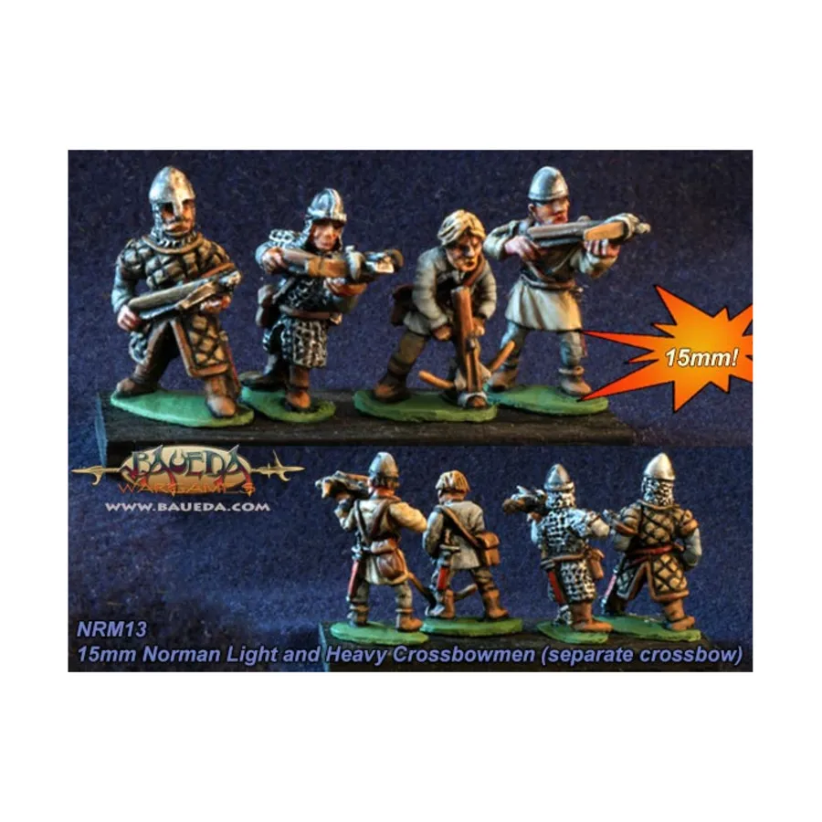 

Нормандские арбалетчики, Historical Miniatures - Normans (15mm) (Baueda)