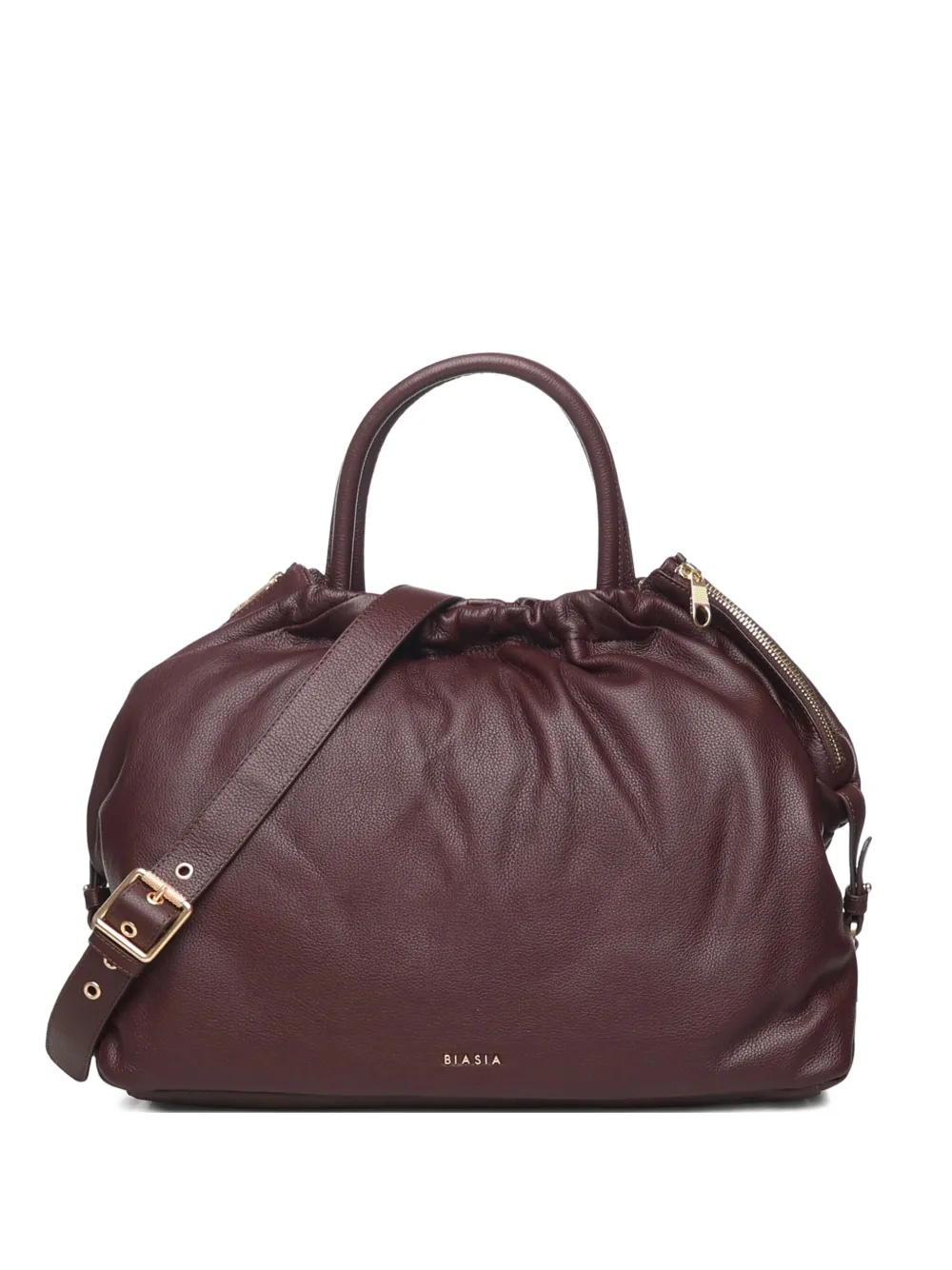 

Сумка-тоут с присборенными деталями Biasia, красный