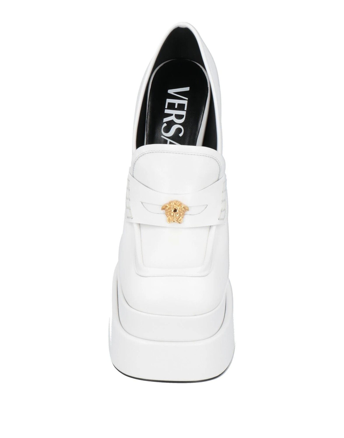 Лоферы Versace, белый — фото 4