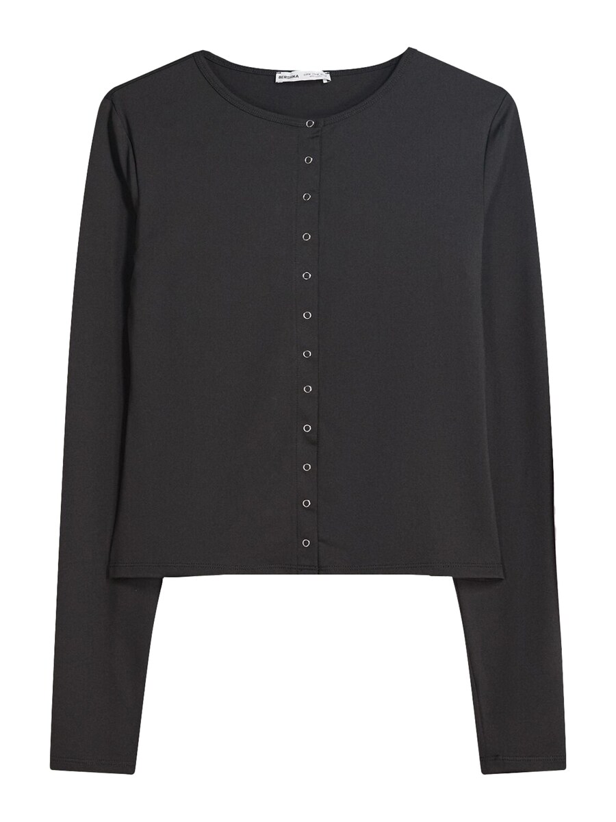 

Лонгслив Bershka, Black