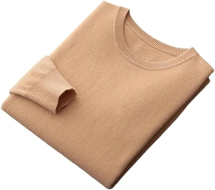 

Свитер из 100% мериносовой шерсти мужской с круглым вырезом