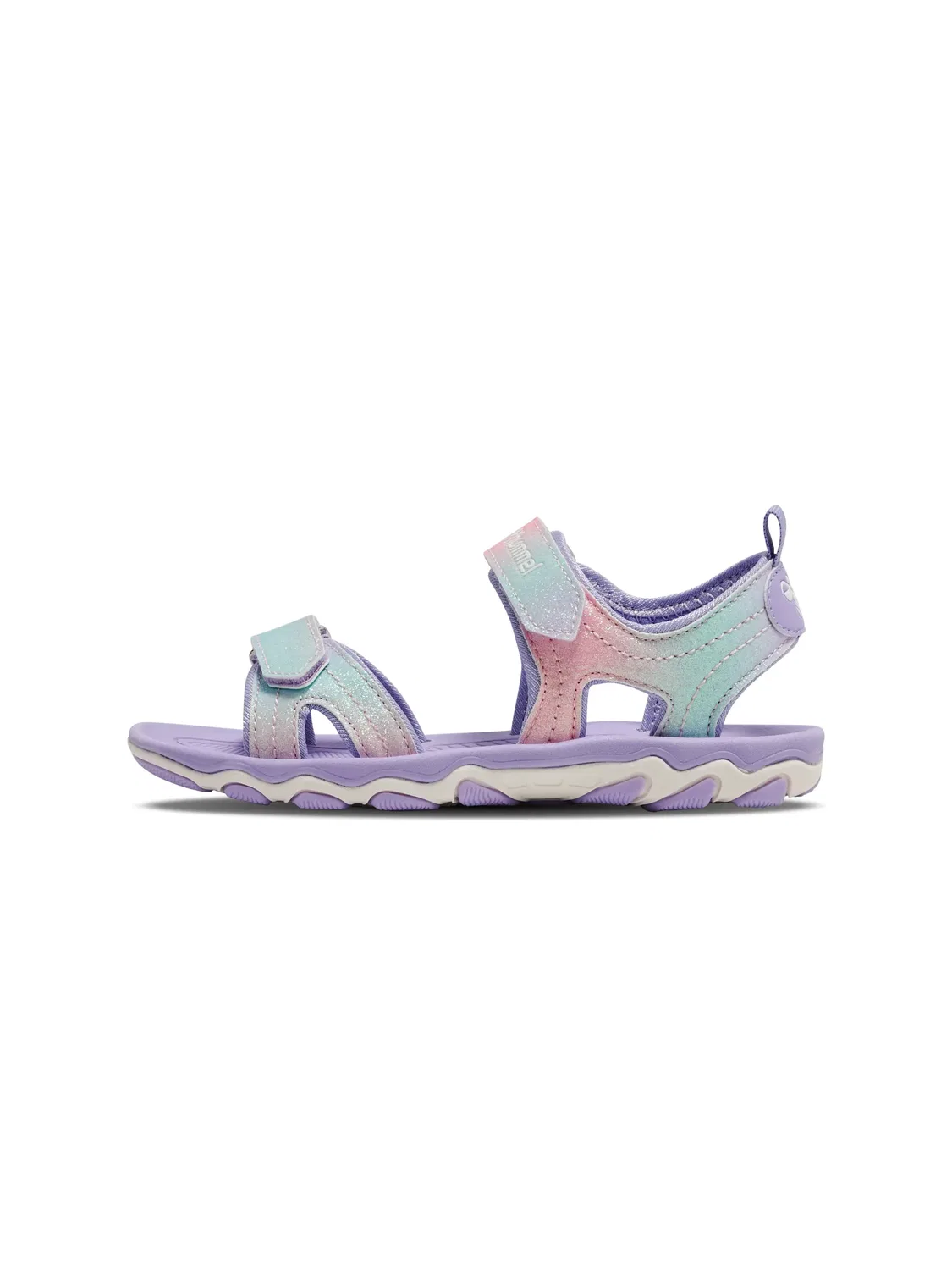 Сандалии с блестками Hummel, multi color pink