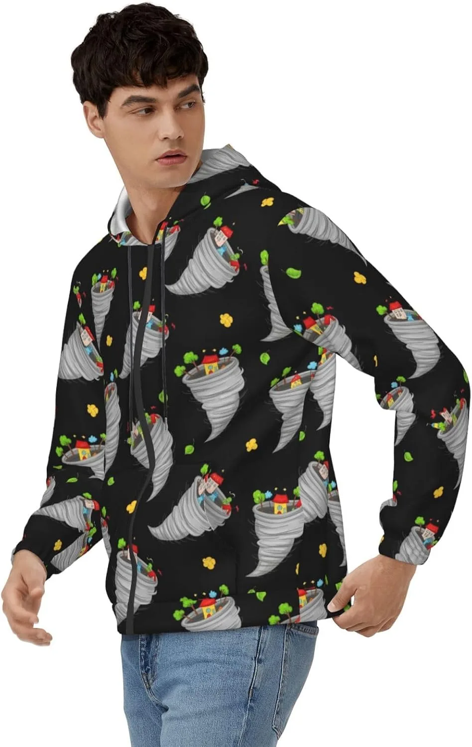 

Мужской худи с капюшоном Casual Long Sleeve KATVEESC