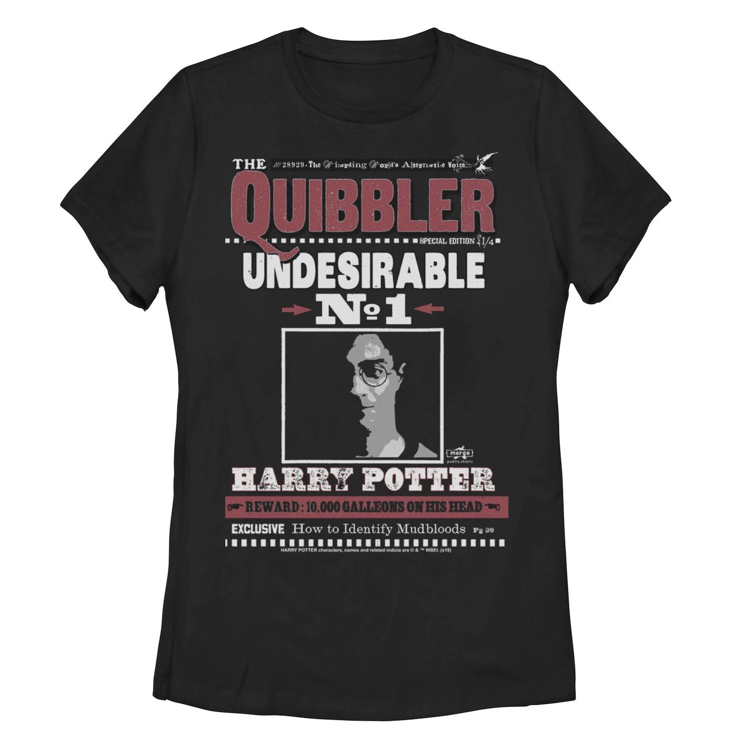 

Футболка «Нежелательный номер 1» для юниоров «Гарри Поттер и Придира» Harry Potter