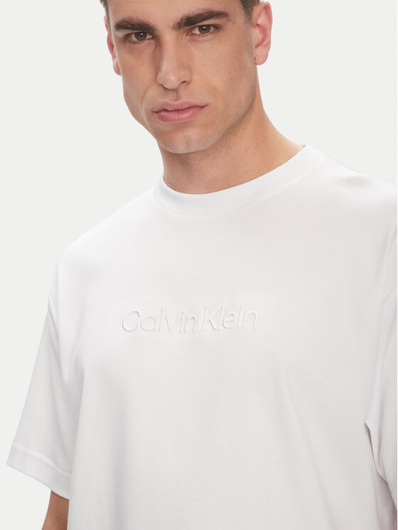 Футболка свободного кроя LV04LC206G Calvin Klein, белый — фото 4