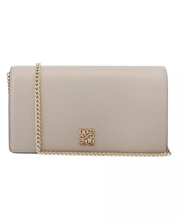 

Сумка-чехол на цепочке для телефона Omyra Nine West, коричневый/бежевый