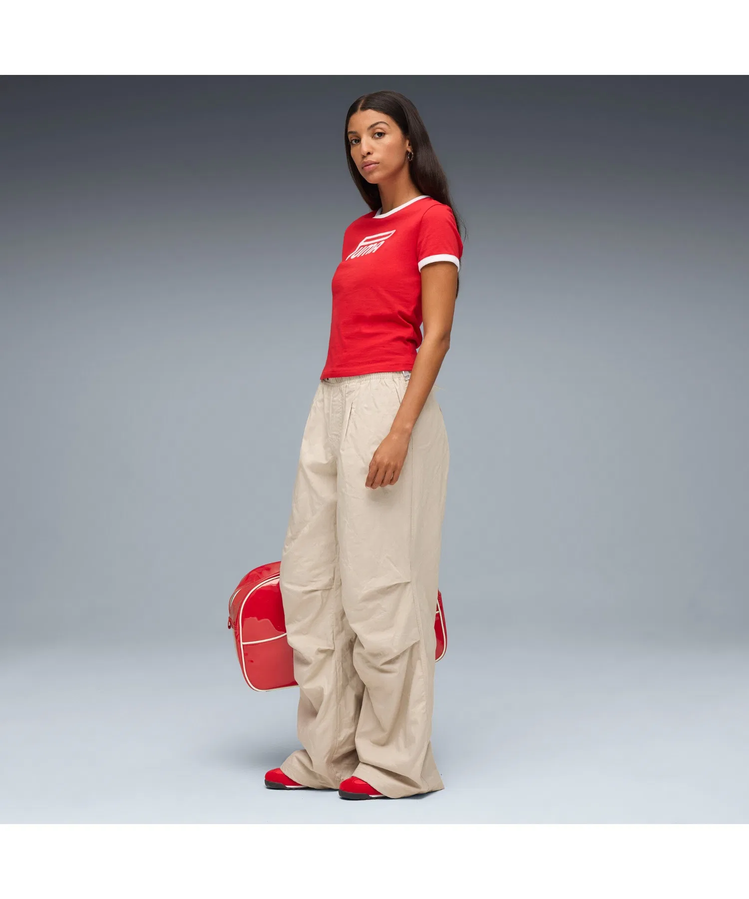 Унисекс кроссовки PUMA Arizona из нейлона серебристо-золотые — фото 2