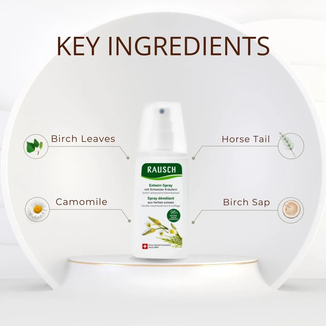 Спрей для легкого расчесывания Rausch Swiss Herbal Detangling Rausch — фото 3