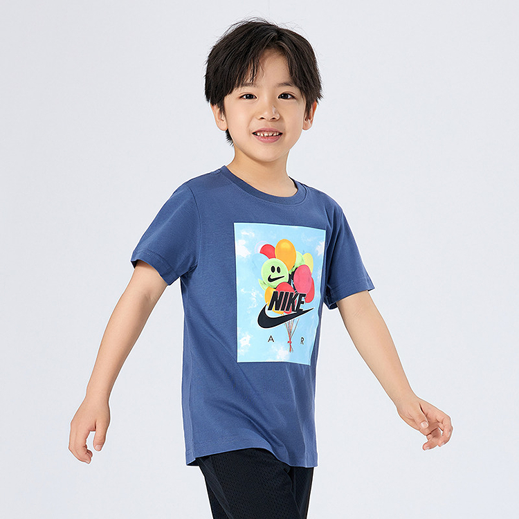 Nike Футболка Rural Blue для детей 3-7 лет — фото 4