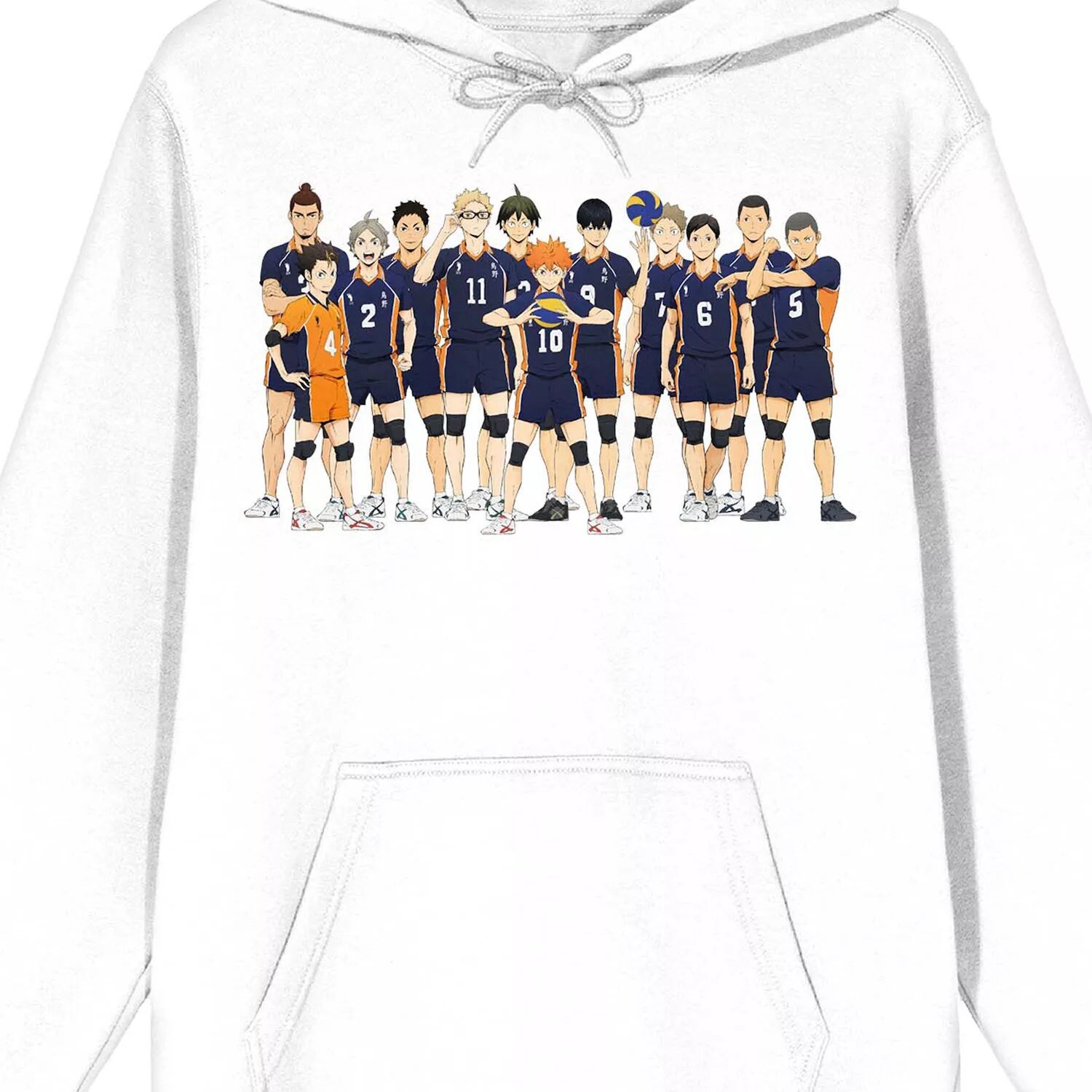

Мужская толстовка волейбольной команды Haikyu Licensed Character