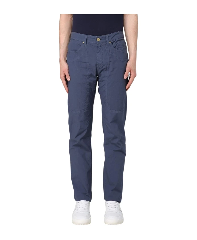 

Прямые брюки цвета шалфея Jeckerson, синий