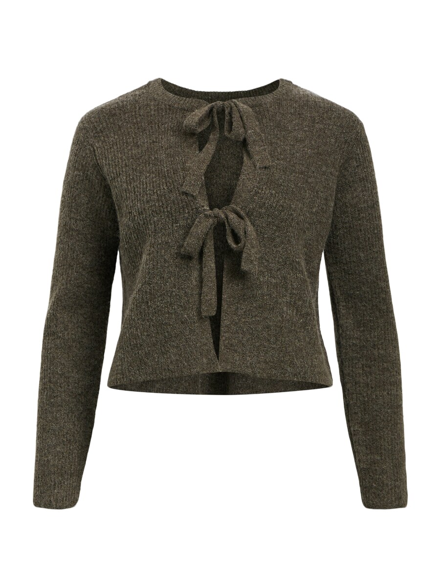 

Вязаный кардиган OBJECT OBJParvi, mottled brown