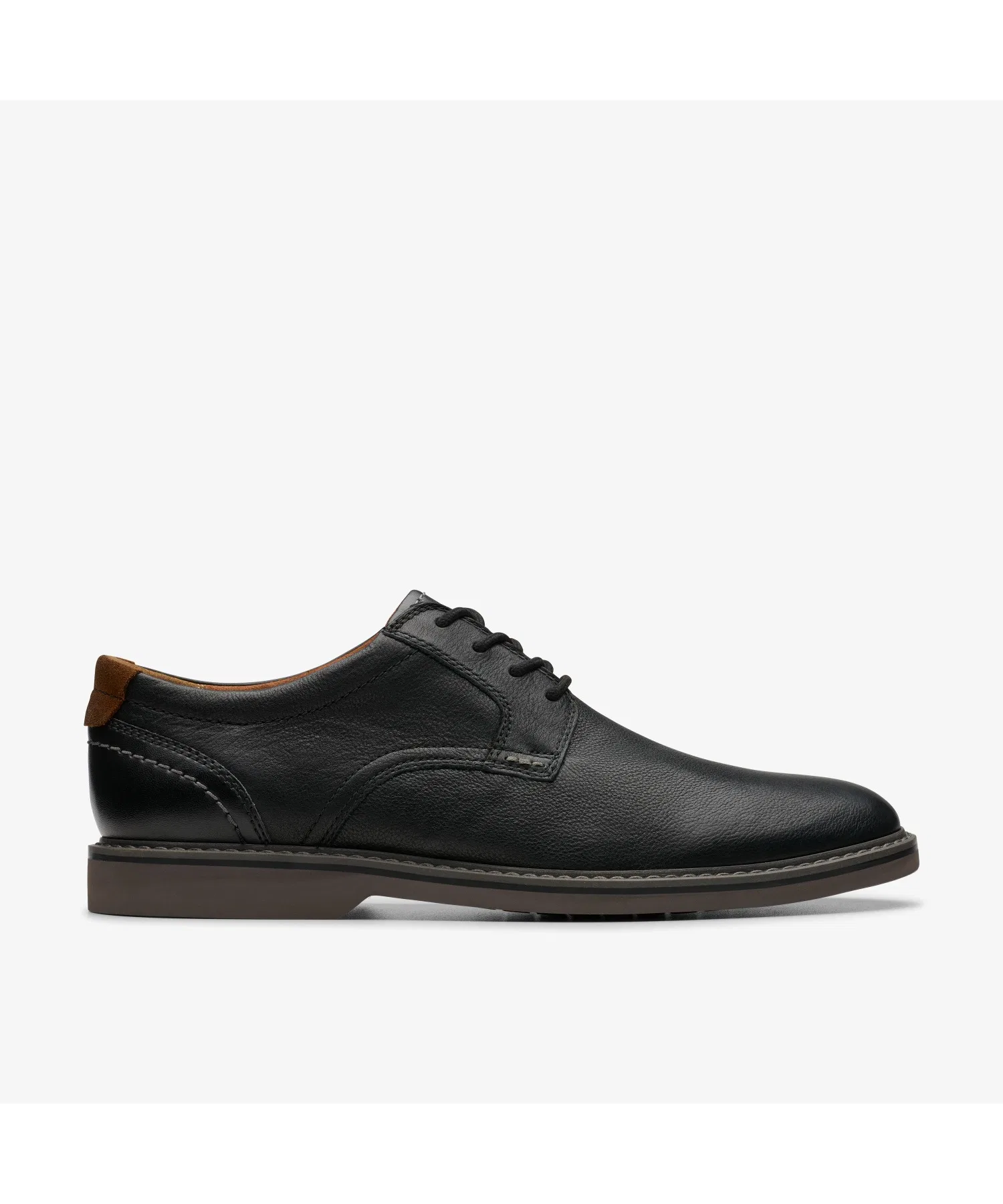 Мужские кожаные туфли Clarks Radcliff Low чёрные