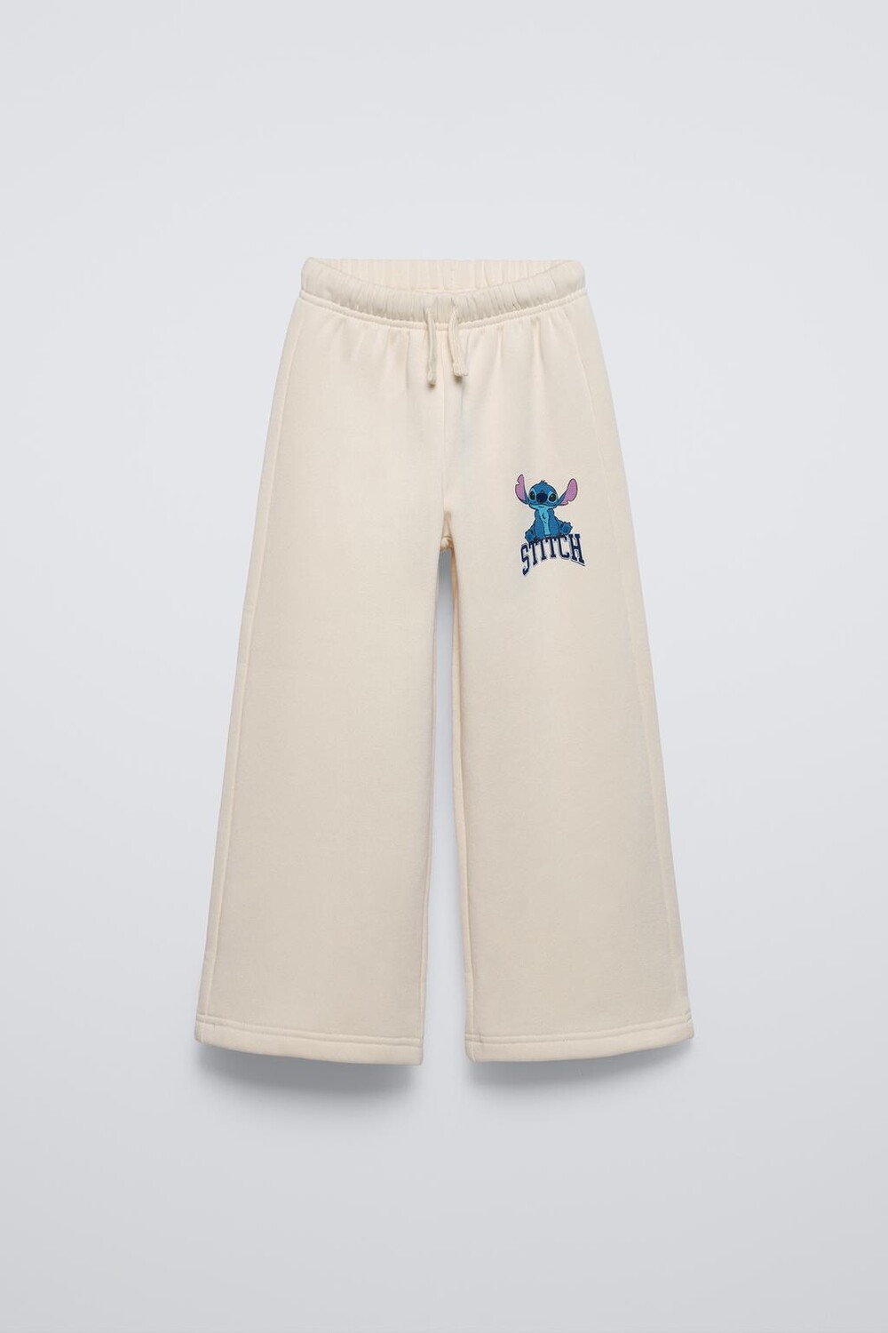 

Лило и стич disney широкие брюки ZARA, экрю