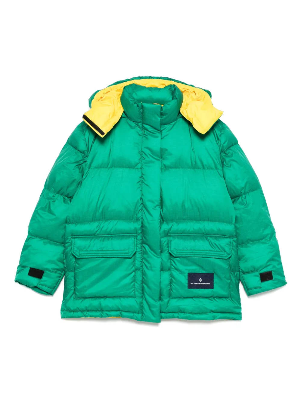 

Стеганая куртка на молнии The Animals Observatory, зеленый