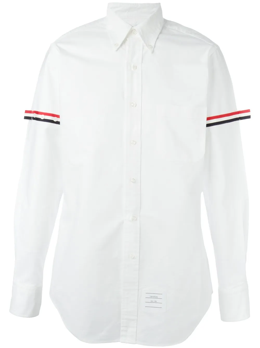 

Рубашка оксфорд с полосками RWB THOM BROWNE, белый