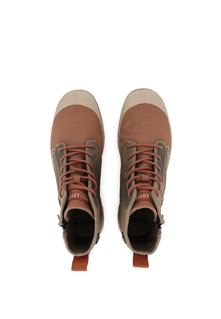 Мужские ботинки Pampa Detroit Zip, высокие, на молнии, Puma Palladium, темно-зеленый/коричневый — фото 3