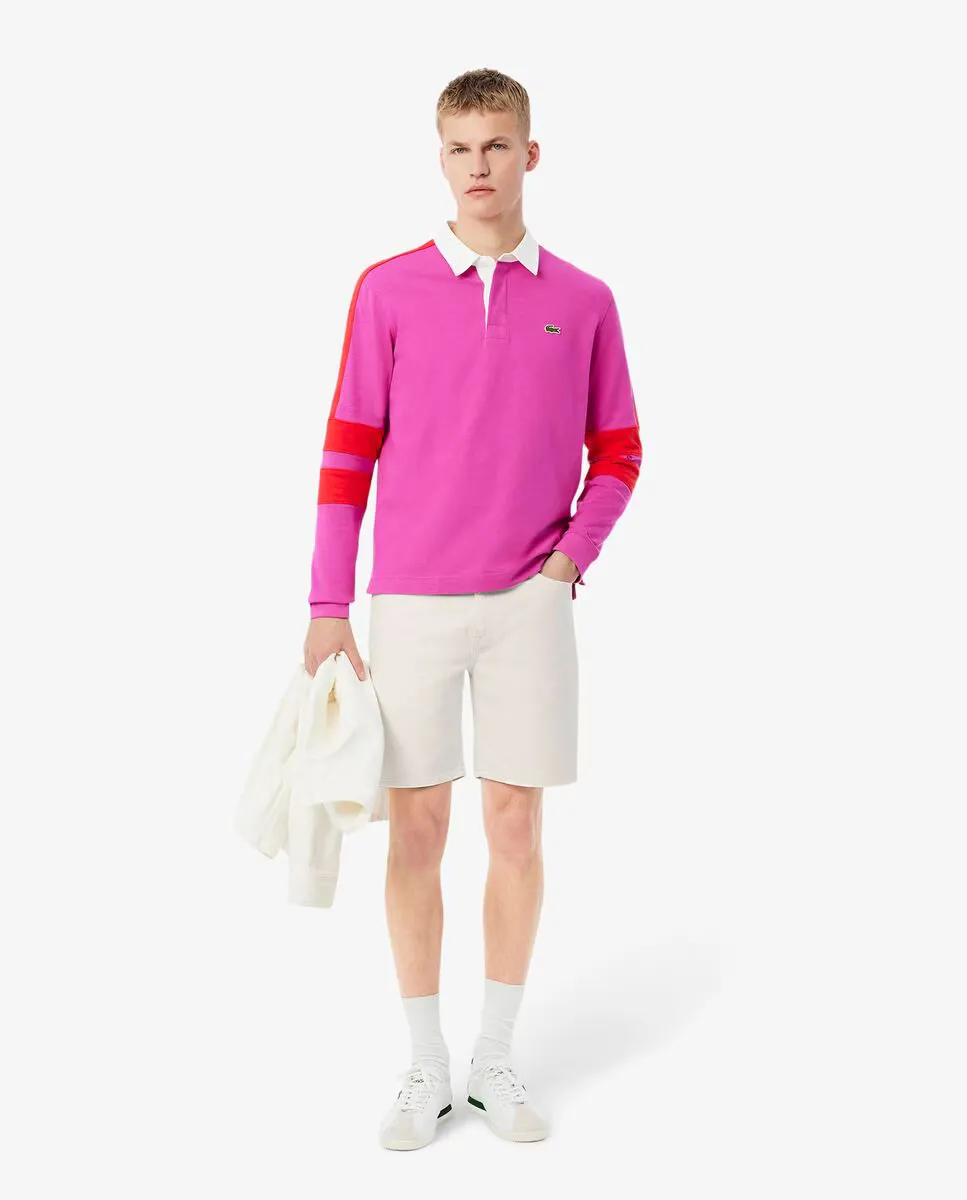 

Мужские джинсовые бермуды прямого кроя Lacoste, белый